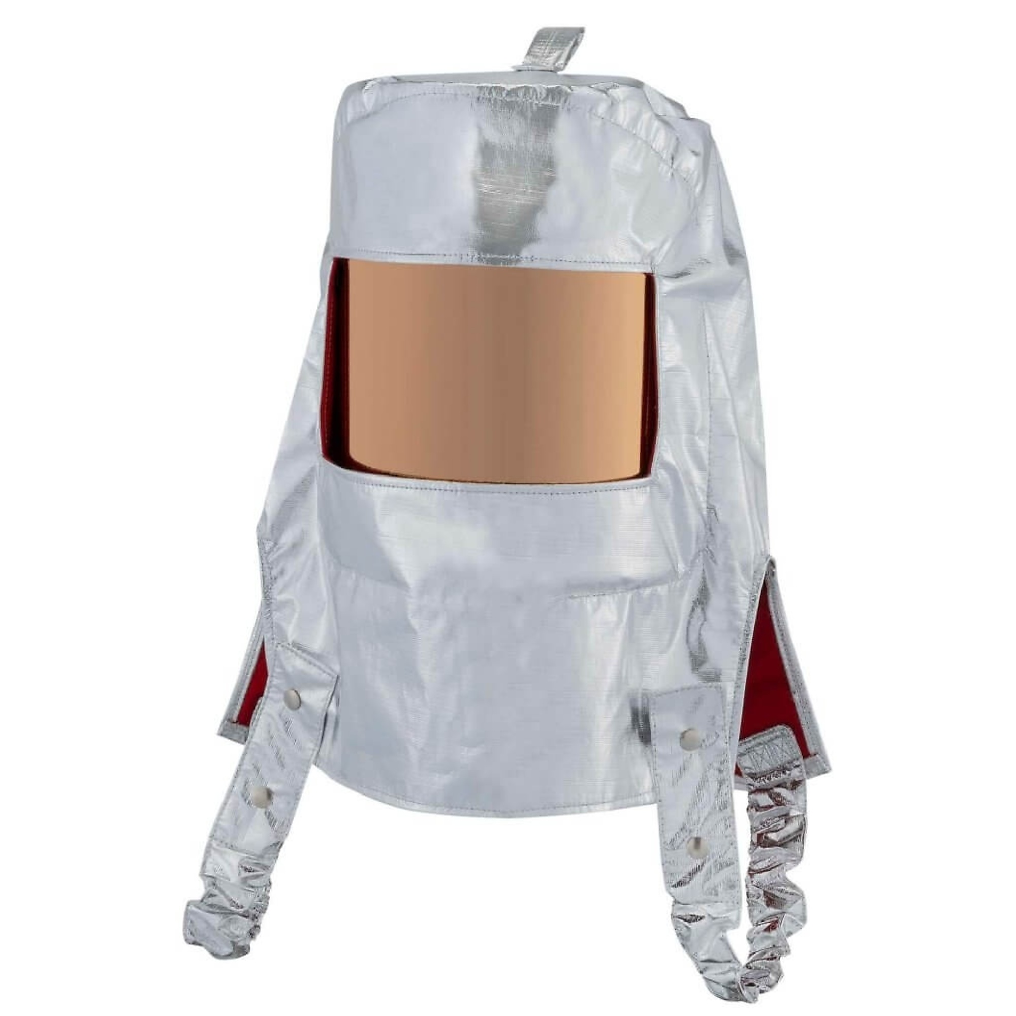 OBERON™ - Hood with Hard Cap - Heat Reflective - Aluminized Rayon - Window: Clear Gold - Model # HR-AR-5AF-R